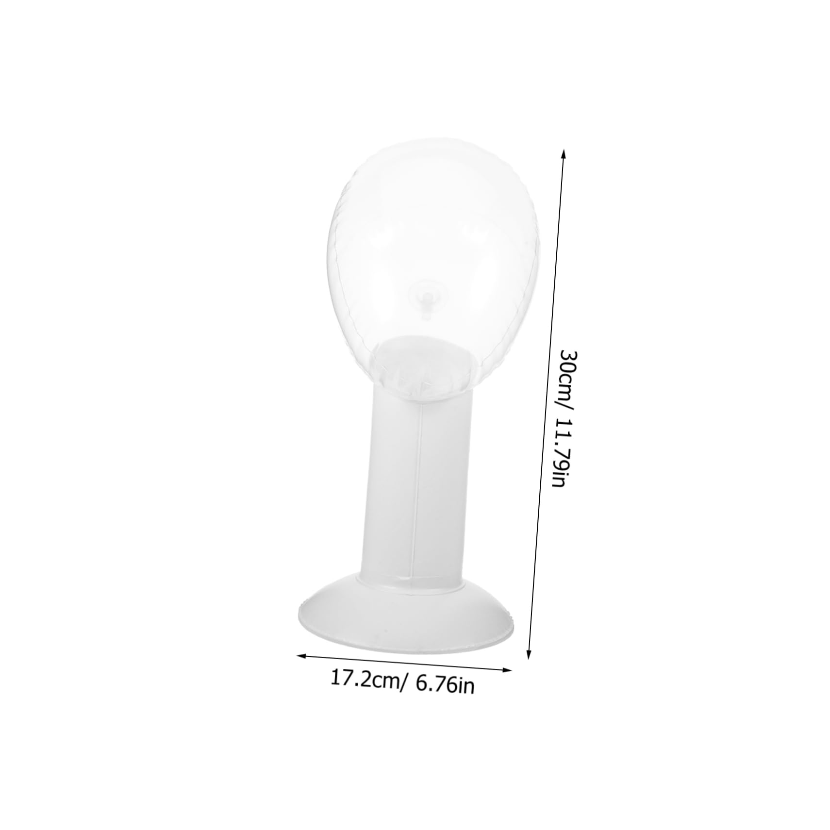 HOODANCOS Inflatable Mannequin Head Stand Wig Holder for Displaying Hats Wigs Lightweight Portable Design for Salon Home Use for Travel Daily Organization