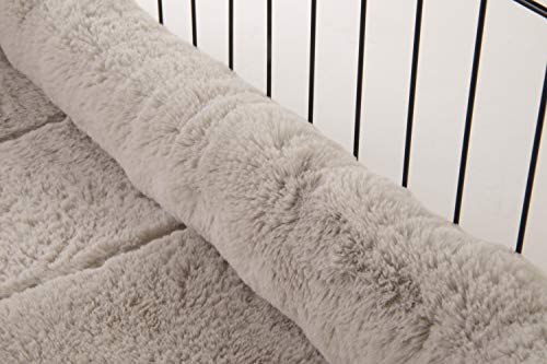 Trustypup Quilted Crate Bolstered Mat Dog Bed, Ideal For Crates - Beige, Extra Large #TOP6