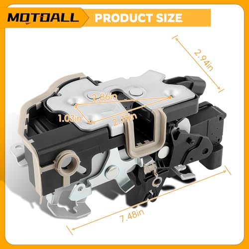 Image of MOTOALL Door Lock Actuator with Power Lock Front Right Fit for Ford F150 2015-2020 for Ford F250 F350 F450 F550 Super Duty 2017-2022 Replaces JL3Z-1521812-D