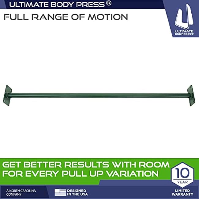 Ultimate Body Press Outdoor Pull Up Bar, Green