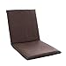 Produktbild Sitzsäcke Verstellbarer Bodenstuhl, Gepolsterter Gaming-Stuhl, Bequeme Rückenstütze, Ideal Für Meditierende Lesespiele, Braun (Farbe : Braun, größe : L-104×48×6cm)