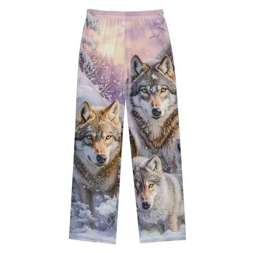 Christmas Pajama Pants Green Grid Pattern Long Sleep Pants Lounge Bottoms