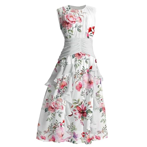 Robe à une épaule asymétrique rose : le style estival pour filles