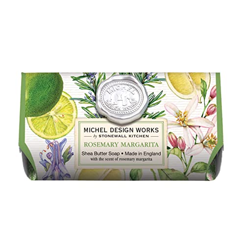 Image of Michel Design Works Large Bath Soap Bar, Rosemary Margarita
