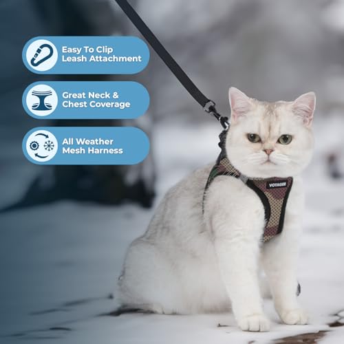 Image of Voyager Step-in Pet Harness - All Weather Mesh, Adjustable Step in Harness for Cats and Dogs by Best Pet Supplies - 307S Army Base, M