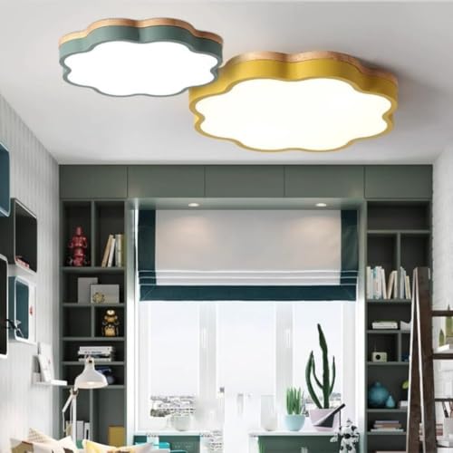 Plafonnier créatif Nordique avec éclairage LED uniforme pour chambre - 5