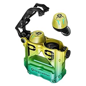 GravaStar Sirius Pro Oordopjes P9 Bluetooth Oortelefoon wordt geleverd met Knowles Balanced Armatures en 7,2 mm Dynamische Drivers (Neon Groen)