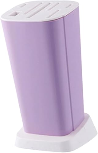 Ciieeo Bloque Cuchillos Soporte Vajilla Simple Púrpura