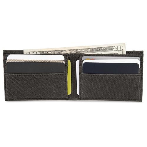 WOLVERINE Men's Slim Wallet | Card Case | Money Clip | RFID Protection | ID Window | Rugged | Leather | Canvas4