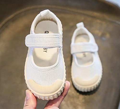 Kids Girls Shoes Slip-on Casual Canvas Sneaker Flats for Toddler/Little Kid4