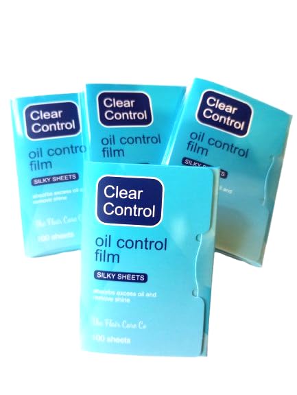 Película de control de aceite, 100 hojas sedosas x 4 paquetes | 400 hojas
