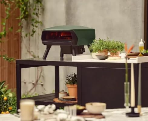 Piec do pizzy gazowej WITT MAŁY OBROTOWY model 16" zielony