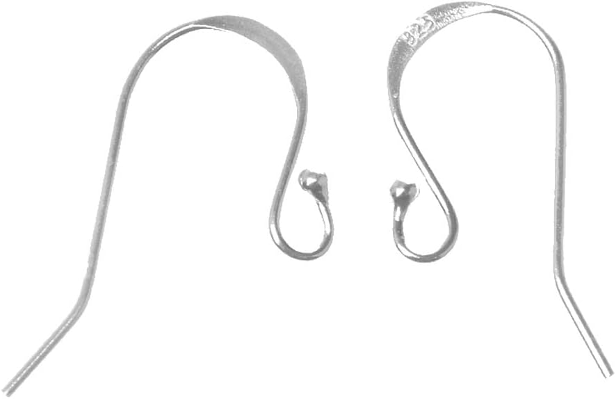 1 Pair 925 Earrings Hooks Beads Hooks Jewelry Accessories with for Crystals and Beads Suitable for