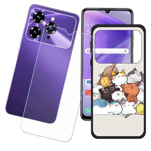 CongJiaLingXi �V���R�[�� �J�o�[�K�p Oukitel C6 (6.8") + HD �E �����K���X - LH61