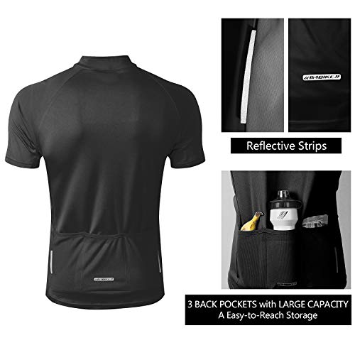 image for INBIKE Cycling Jersey Men, Short Sleeve Shirt Bike Accessories Running