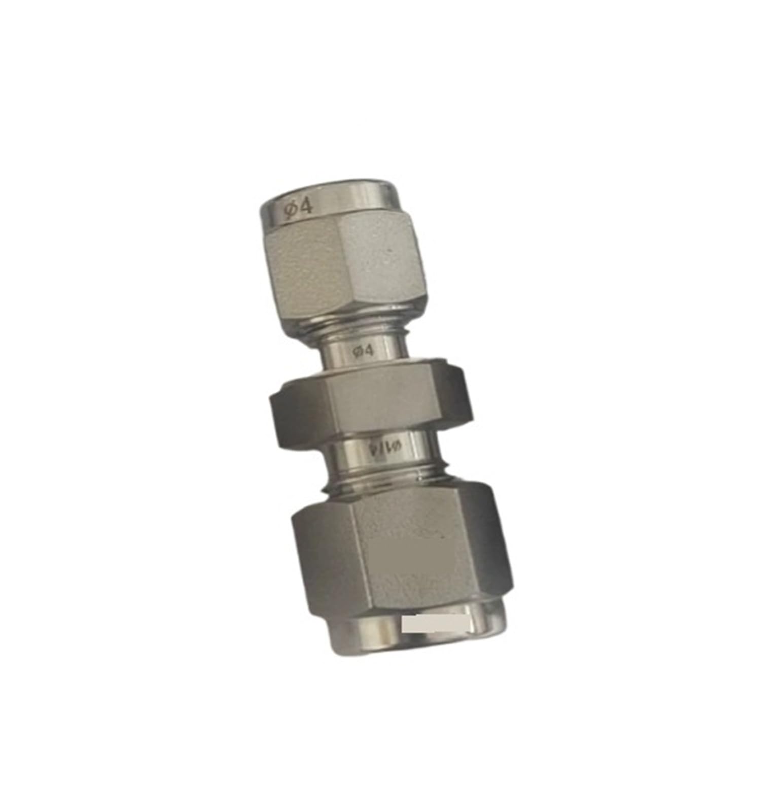 Isiryk One Color Stainless Steel Double Ferrule Straight Union Ss-U-Fl4-Ml4 Original