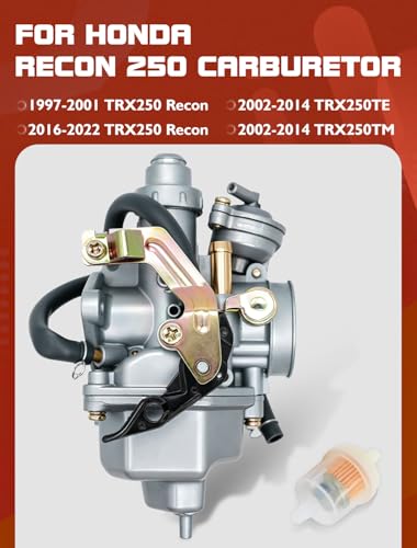 Image of Aniro Moto Carburetor Replace for Honda TRX 250 TRX250 Recon TRX250TE TRX250TM ATV Carb