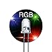 Lumetheus LED 3mm Farbe RGB Rot Grün Blau Farbwechsel Farbe wechselnd Leuchtdioden ca. 3V Diode 2 Pin LEDs Gehäuse klar