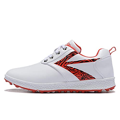 Women's Golf Shoes, Waterproof Golf Fitness Trainers Lightweight Anti-Skid Ladies Spikeless Golf Sneakers2