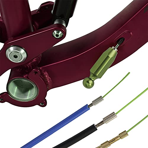 SYCOOVEN Bicycle Internal Cable Routing Tool for Bicycle Frame Shift Hydraulic Wire Shifter Inner Cable Guide Install Universal Cycling Accessories(Green)