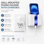 Support de téléphone mural, support de téléphone avec auto-adhésif. Support de Téléphone pour la douche/Charging. Compatible avec iPhone et Android