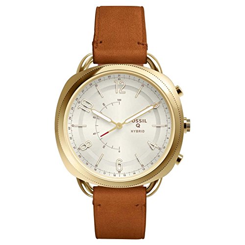 Preisvergleich Produktbild Fossil Damen Analog Quarz Smart Watch Armbanduhr mit Leder Armband FTW1201