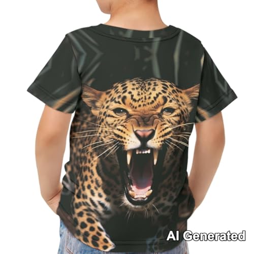 Image of Xhuibop Kids T Shirts for Boys Size 3-16 Girls Short Sleeve Sportswear Active Tops