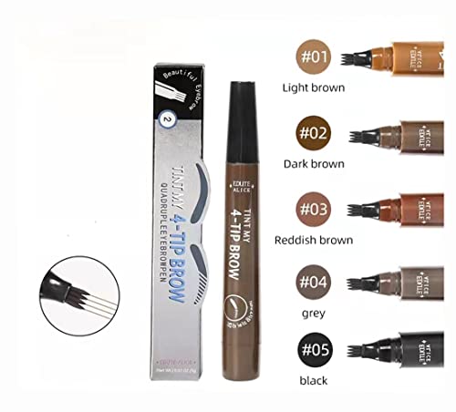 Professional Eyebrow Pencil, Waterproof, Easy And Easy To Shape Eyebrows, Long Lasting, Eyebrow Pencil (Red-Brown) #TOP5