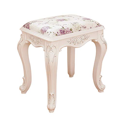 GWW Vanit Baroque Piano Chair/Dressing Stool/Makeup Seat/Padded Bench Chair,with