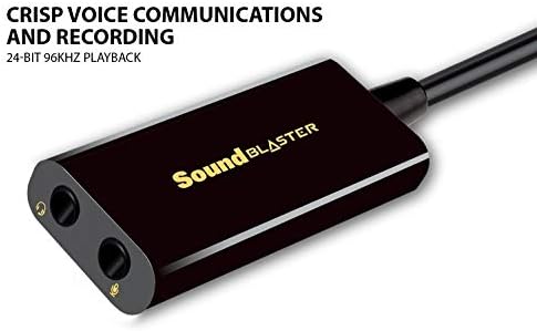 Creative Media Creative Sound Blaster Play! 3 USB Audio Interfaces up to 24bit/96kHz High Resolution Playback SB-PLAY3 4