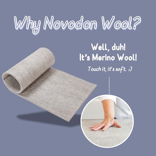 Novodon LE Merino Wool Pressing Mat For Quilting 22 Inch X 60 Inch 100% Merino Wool Ironing Pad For Quilters thumb #5