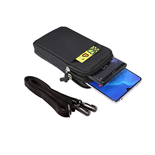 Cell Phone Waist Belt Bag Black Men, Crossbody Cell Phone Purse - Image 4