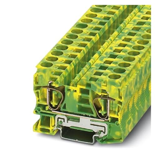 Terminal de tierra ST 10-PE de resorte para una protección eléctrica antivibraciones
