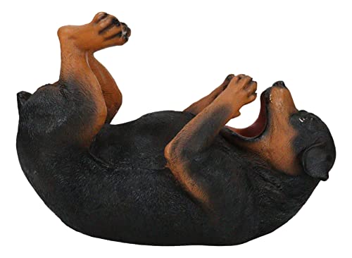 Ebros Lifelike Purebreed Pedigree Canine Adorable Rottweiler Butcher's Dog Wine Bottle Holder Figurine Statue As Kitchen Wine Cellar Centerpiece Decor Storage Organizer (Rottweiler) #TOP2