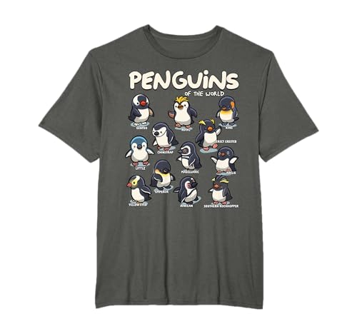 Pingüino Pingüino Animales del Mundo Amantes de los pingü Camiseta