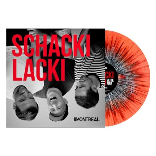 Pochette de Schackilacki - Rot/Weiss/Schwarz Splattered