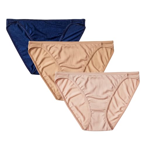 Vanity Fair de la mujer 3 Pack iluminación string bikini Panty 18308