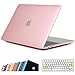 Produktbild iNeseon Hülle für MacBook Pro 13 (2019 2018 2017 2016 Freisetzung), Plastik Hartschale Case Schutzhülle und Tastaturschutz für MacBook Pro 13 Zoll (A2159 A1989 A1708 A1706), Kristallrosa