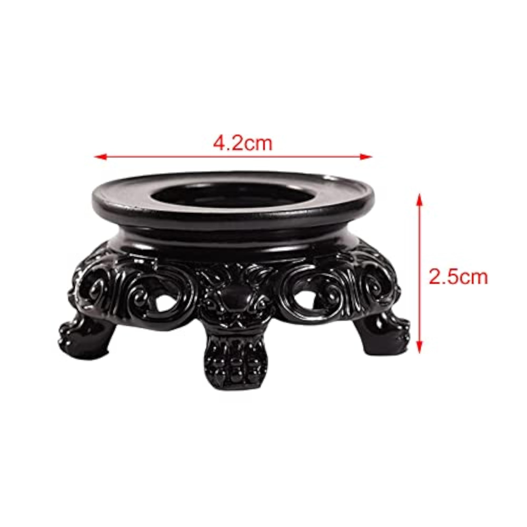Glass Ball Stand Holder for Collectibles Display Pedestal