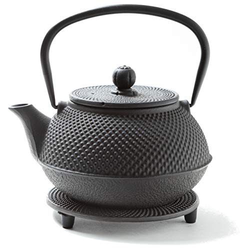 Tealøv TETERA HIERRO FUNDIDO 800 ML | Tetera de Hierro Fundido | Con Infusor de Acero Inoxidable | Interior Totalmente… - Imagen 4