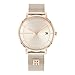 Produktbild Tommy Hilfiger Analog Quarzuhr für Damen mit Rotgoldfarbenes Edelstahl-Mesh-Gliederarmband - 1782287
