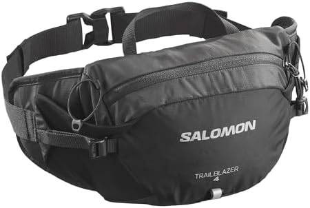 SALOMON TRAILBLAZER ユニセックスベルト Salomon Üniseks Yetişkin TRAILBLAZER BELT Bel Çantası, Siyah, Tek
