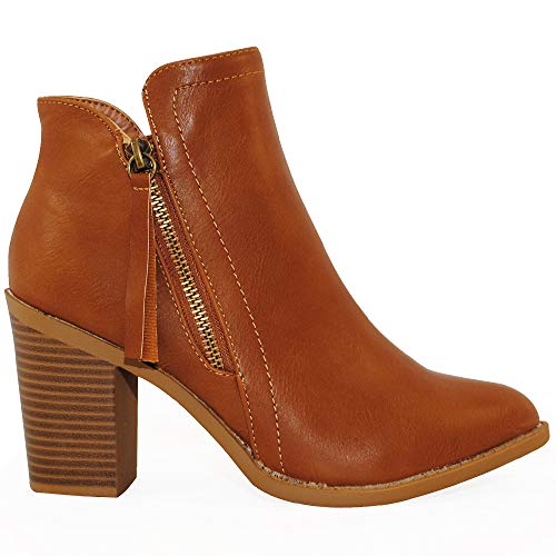 Image of TRENDSUP Women's Fashion Side Zipper Booties