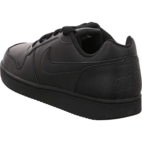 Nike Men's Ebernon Low Basketball Shoe, Black/Black, 9.5 Regular US4
