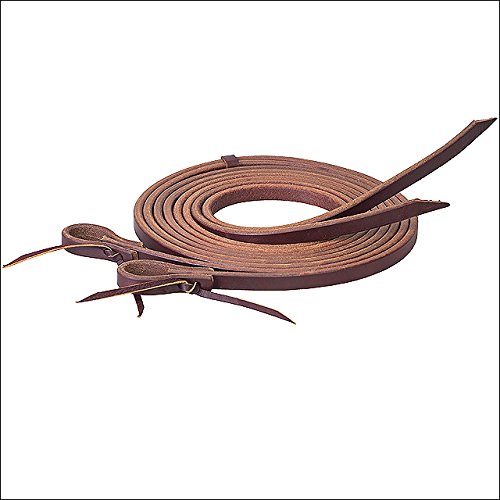 Weaver Leather unisex adult Split horse reins, Golden Chestnut, 5 8 x US, 5/8 Inches x 8' - Image 3