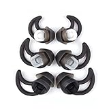 3組 S/M/L 交換用 シリコン インイヤーイヤホン チップセット イヤホン Bo-se QC20 QC20i SoundSport SIE2i IE2 IE3用 ブラック