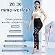 Medizinische kompressionsstrümpfe damen & Herren20–30 mmHg, progressive Stützstrumpfhose, Undurchsichtig Zehenfreie Kompressionshose klasse 2, geeignet für Krampfaderödeme, TVT (Schwarz, L)