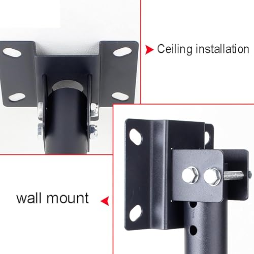 Support de plafond universel meuble TV pour fixer une TV sur dalle incurvée sans percer les murs - 6
