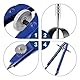 SUJEBKC 2 Stück Zirkel Set Metall Schnellverstellzirkel Schulzirkel mit Mitteltriebspindel und Ersatzminen Schnellkompass Geometriezirkel Professionelle Geometrie Zirkel Set