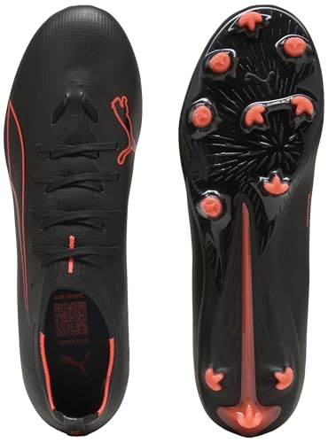 PUMA Ultra 6 Match FG/AG Showtime schwarzrot, 45 Unisex – Ansicht 3